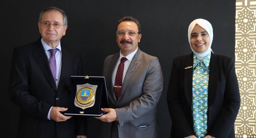 Alexandria University Explores Strengthening Academic and Research Cooperation with EMUNI Euro-Mediterranean University in Slovenia